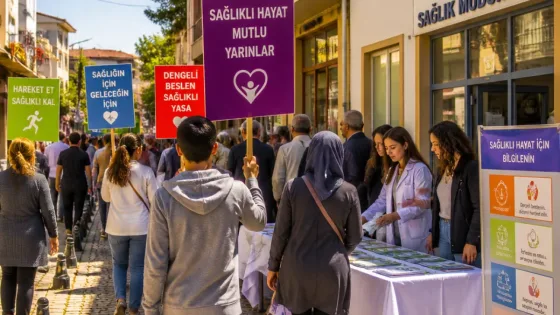 Çermik'te obeziteye karşı yürüyüş: Sağlıklı yaşam bilinci sokaklara taşındı