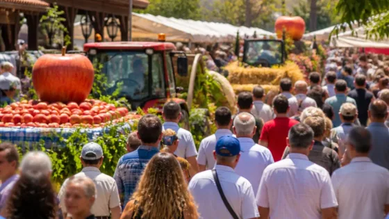 Çivril’de 28. Elma, Tarım ve Kültür Festivali kortej ve açılışla başladı