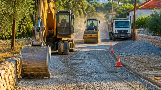 Didim’de yol çalışmaları hızlandı: Reform bölgesinde zemin düzenlemesi sürüyor