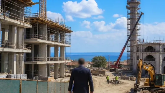 Edremit’te yeni devlet hastanesi ve cami inşaatlarında inceleme