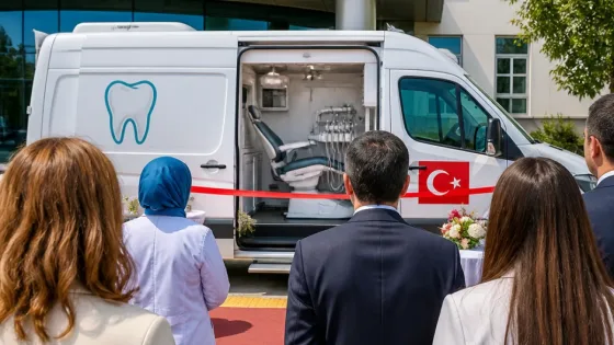 Elazığ'da mobil ağız ve diş sağlığı aracı hizmete girdi