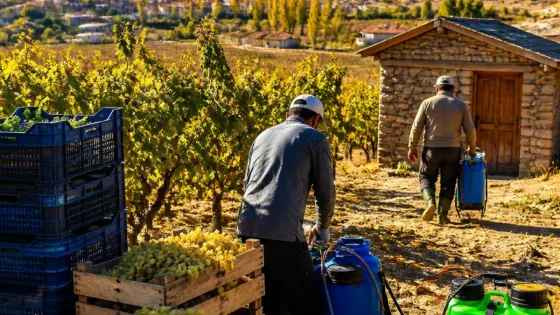 Elazığ Harput'ta üzüm canlanması: üreticiler 15-20 günde hasada hazırlanıyor