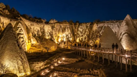 Erdemli Vadisi’ne gece gezilebilirliği sağlayan çevre düzenleme ve aydınlatma projesi tamamlandı
