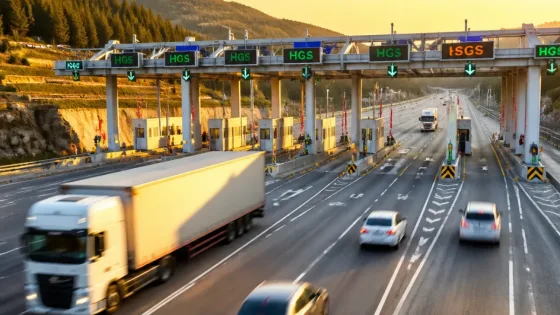 Gerede'de otoyol gişelerinde Serbest Geçiş Sistemi dönemi başladı