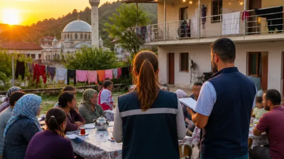 Gölyaka'da Mevlid Kandili ziyaretleri: Mevsimlik fındık işçileri hatırlanıp talepleri dinlendi