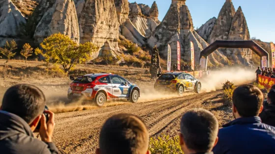 Gülşehir’de Kapadokya Rallisi özel etapları tamamlandı