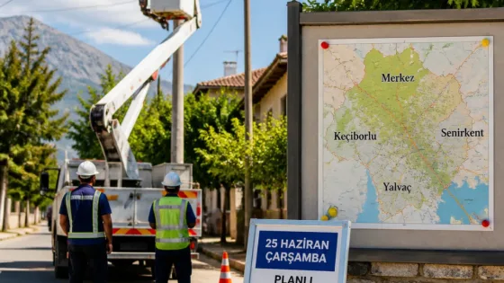 Isparta’da 19 Ağustos’ta planlı elektrik kesintileri: Merkez ve üç ilçe etkilenecek