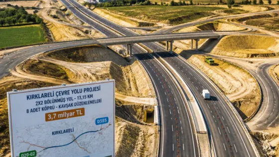 Kırklareli’ne 3,7 milyar TL’lik çevre yolu: 13,15 km, 8 köprü, 6 kavşak