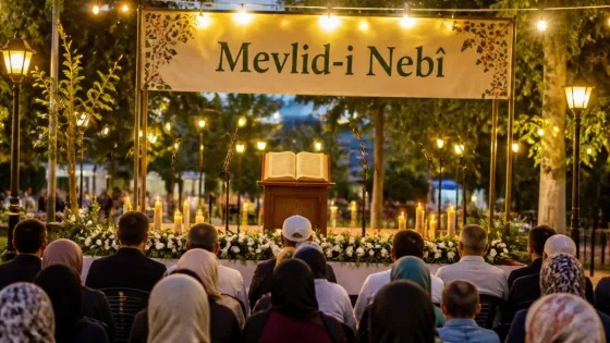 Kapaklı’da Mevlid-i Nebî Gecesi Bülent Ecevit Parkı’nda dualarla geçirildi