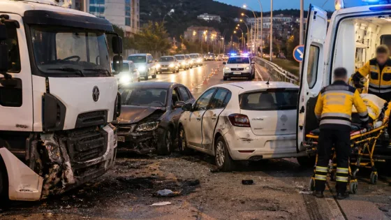 Kastamonu Kuzeykent’te zincirleme trafik kazası: 1 kişi yaralandı