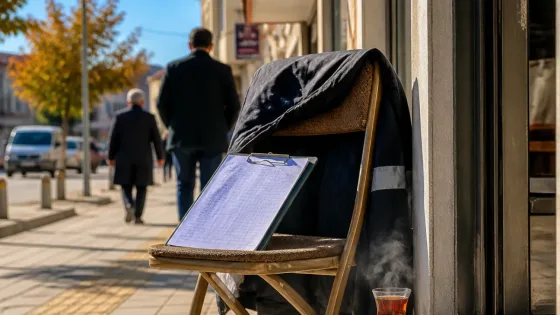 Kovancılar Sağlık Caddesi'nde Başkan Gök esnafla çay sohbetinde buluştu