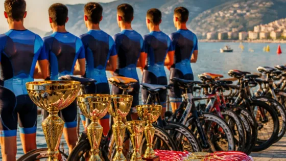 Mudanya'da düzenlenen Triatlon Finalinde TSK Spor Gücü iki kategoride şampiyon oldu