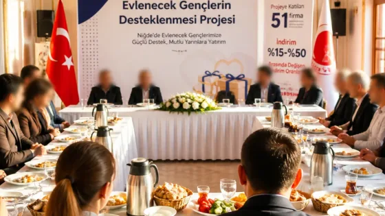 Niğde'de evlenecek gençlere yönelik destek programı: firmalardan indirim, etkinliklerle bilgilendirme