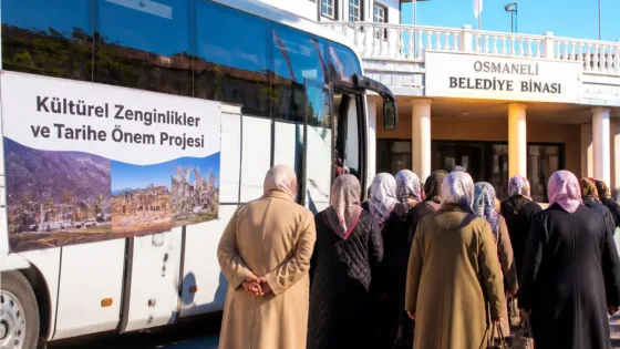 Osmaneli Belediyesi'nden 60 yaş üstü kadınlara ücretsiz kültür ve tarih gezisi