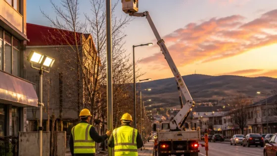 Özalp'te Semerkant Caddesi akşamları güvenli hale getiriliyor