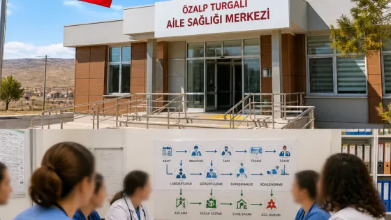 Özalp Turgalı Aile Sağlığı Merkezi'ne ziyaret: Birinci basamak hizmetler yerinde değerlendirildi
