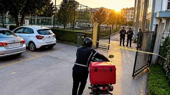 Serdivan Köprübaşı'nda site otoparkından kurye motosikleti çalındı