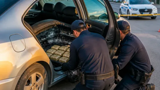 Tatvan'da otomobilde saklanmış 1 kilo 700 gram skunk ele geçirildi, 1 kişi tutuklandı