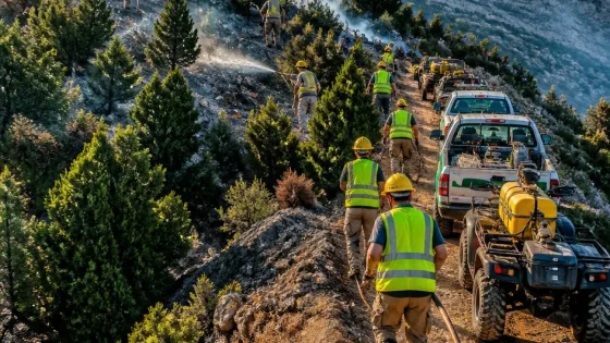 Yalvaç'ta ardıç ormanında çıkan yangın 6 saatte kontrol altına alındı