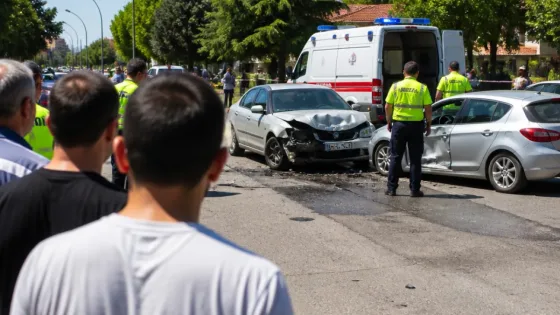 Yalvaç'ta Turgut Özal Bulvarı'nda çarpışma: 2 sürücü yaralandı