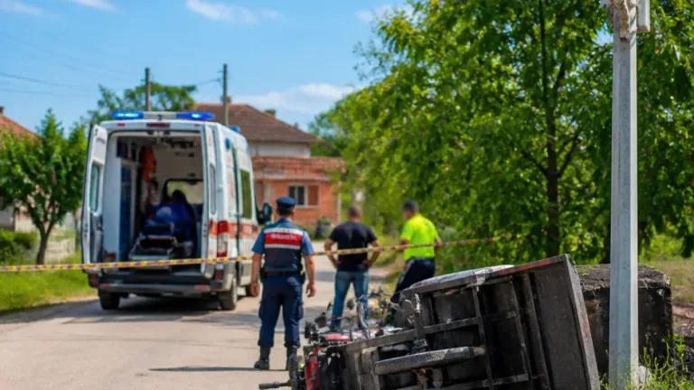 Akyazı Pazarköy'de üç tekerlekli elektrikli bisiklet devrildi: Sürücü ağır yaralı