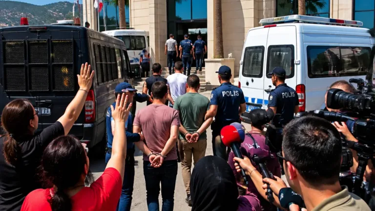 Alanya'da vize dolandırıcılığı operasyonunda 8 kişi adliyeye sevk edildi, basın mensuplarına tepki çıktı