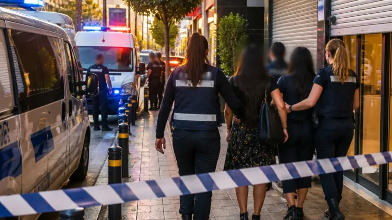 Antalya Muratpaşa'da polis baskını: 14 kadın kurtarıldı, 3 şüpheli tutuklandı