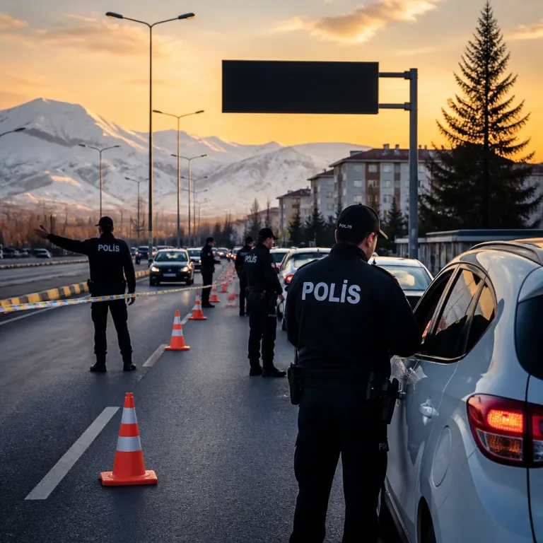 Erzurum'da geniş kapsamlı asayiş uygulaması İl Emniyet Müdürü tarafından denetlendi