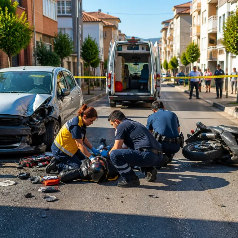 Eskişehir'de otomobille motosiklet çarpıştı: Motosiklet sürücüsü ağır, ehliyetsizlik tespit edildi