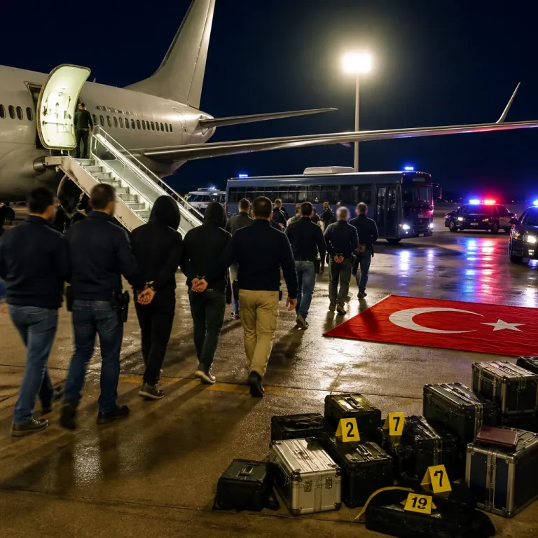 Yurt dışına kaçan 76 aranan şahıs eş zamanlı operasyonla Türkiye'ye getirildi