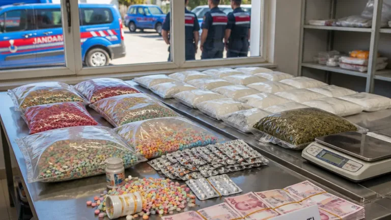 Balıkesir'de jandarma dört ilçede düzenlediği operasyonlarda çok sayıda uyuşturucu ele geçirdi