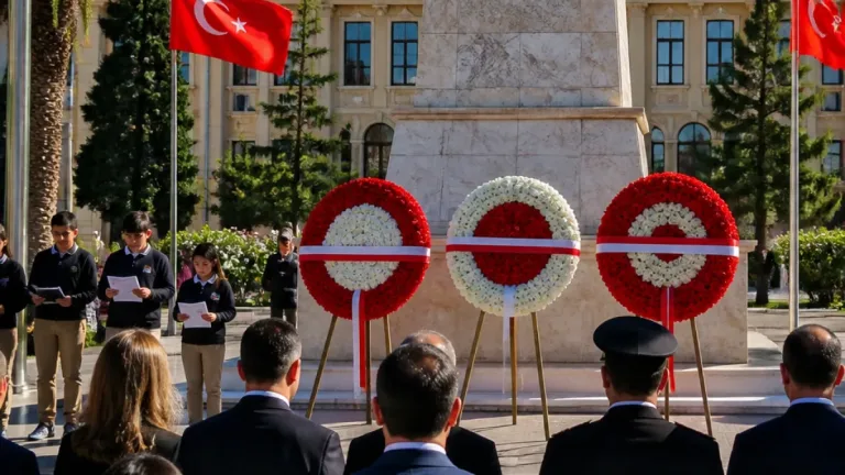 Besni'de 30 Ağustos töreni: Anıta çelenkler sunuldu, birlik ve bağımsızlık vurgulandı