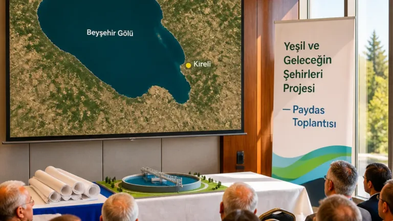 Beyşehir Gölü için Hüyük'te iki atıksu arıtma tesisi planı tanıtıldı
