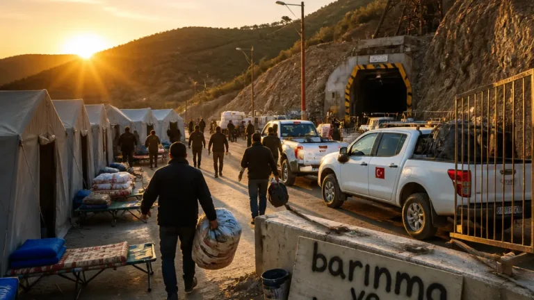 Beypazarı'ndaki maden kazasında belediye yetkililerinden barınma ve yardım sözü