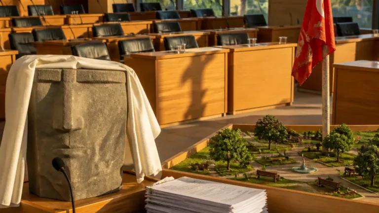 Buca Meclisi'nde yol, Atatürk Maskı ve bayrak uygulamaları tartışması