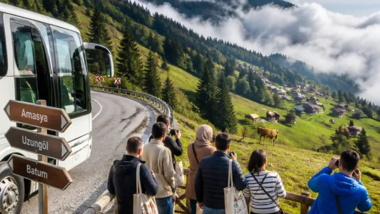 Bucak esnafı Karadeniz ve Batum turuyla birlikteliğini güçlendirdi