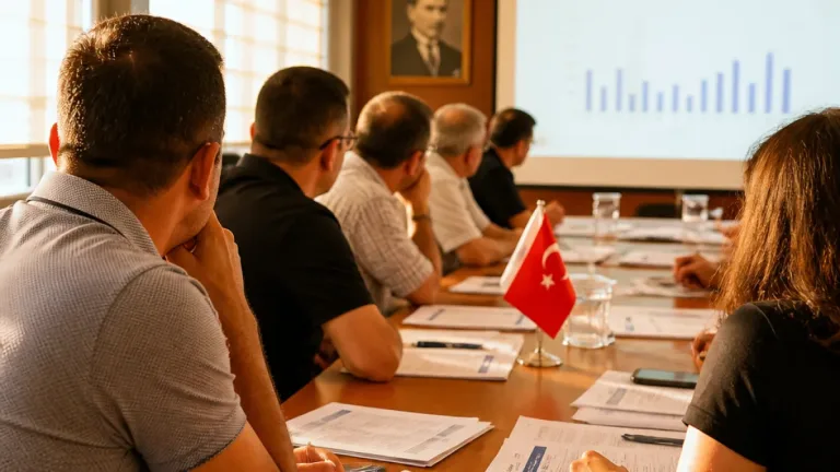 Bucak’ta AK Parti heyeti BTSO ile ilçenin ekonomik gündemini görüştü