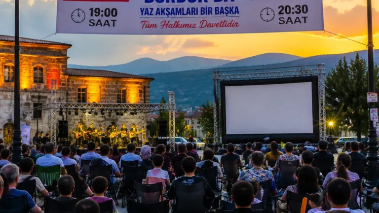 Burdur’da 11 gün sürecek açık hava sinema ve müzik etkinlikleri başlıyor