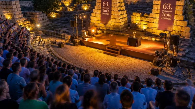 Çanakkale'de 63. Uluslararası Troia Festivali Troya Antik Kenti'nde başladı