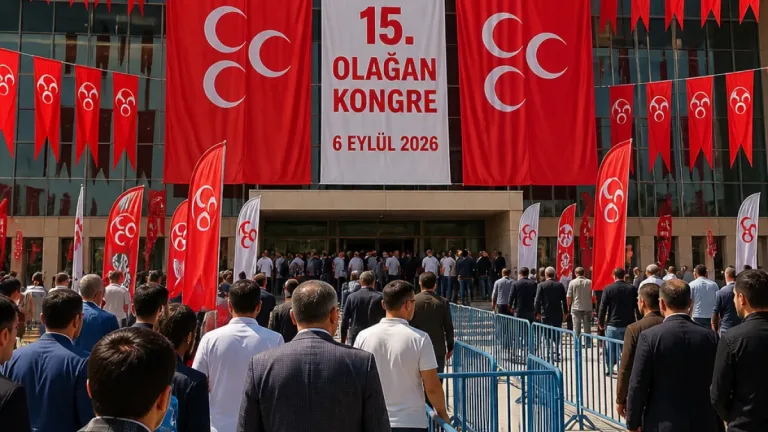 Çankırı'da MHP 15. Olağan Kongresi 6 Eylül'de Atatürk Kültür Merkezi'nde yapılacak