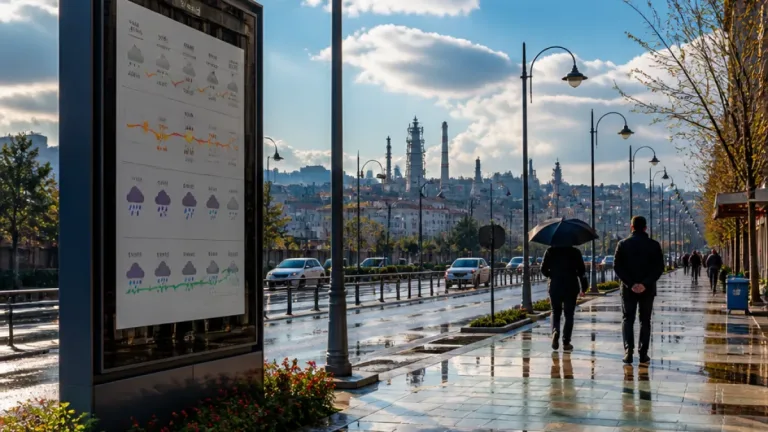 Çayırova için 15 günlük tahmin: İlk hafta ılık, sonrasında belirgin serinleme ve yağışlar