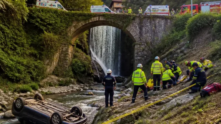 Çayeli Ağaran'da araç dere yatağına devrildi: 6 kişi kurtarıldı, hastanelere sevk yapıldı
