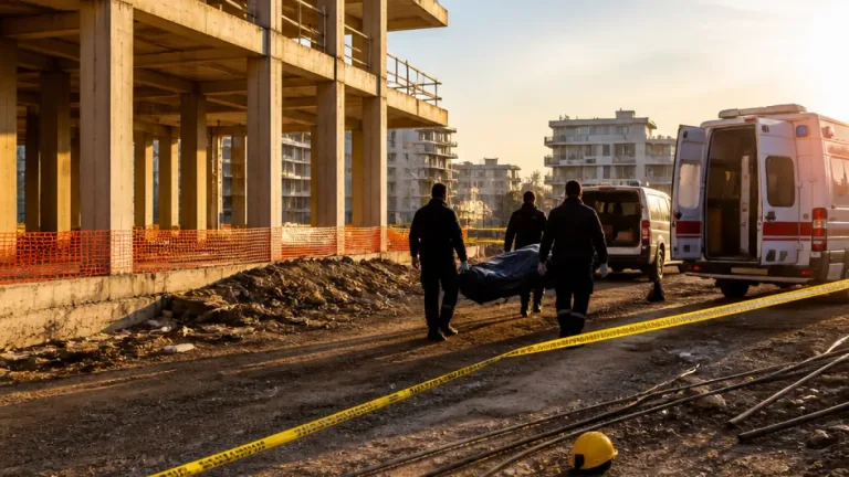Çerkezköy'de stajyer genç inşaatta akıma kapılarak yaşamını yitirdi