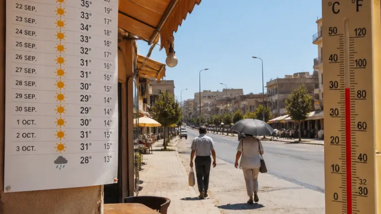 Ceylanpınar'da Önümüzdeki 15 Gün: Sıcaklık 18–37°C, Ekim Başında Kısa Süreli Yağış Beklentisi