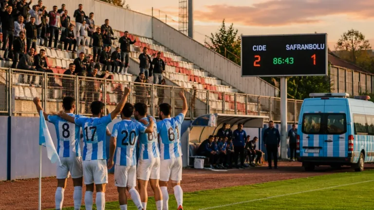Cide Belediyespor, Safranbolu deplasmanından 2-1'lik prova galibiyetiyle döndü