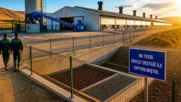 Çiftlik üreticilerine örnek olabilecek proje: Devlet desteğiyle modern çiftlik kuruldu