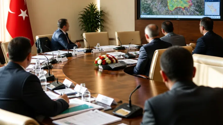 Çivril'de Kaymakamlığın başkanlığında asayiş toplantısı yapıldı