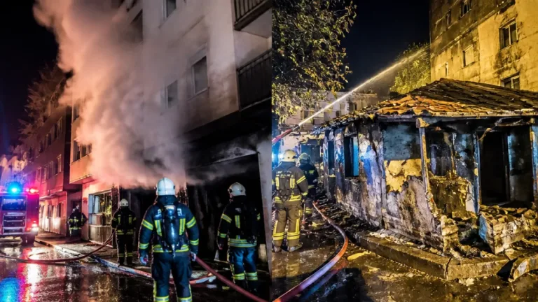 Çorlu'da aynı gece iki konutta yangın: biri kullanılamaz hale geldi