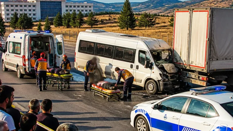 Çorum FK oyuncusu Atakan Akkaynak ve ailesi Tosya'da kaza geçirdi