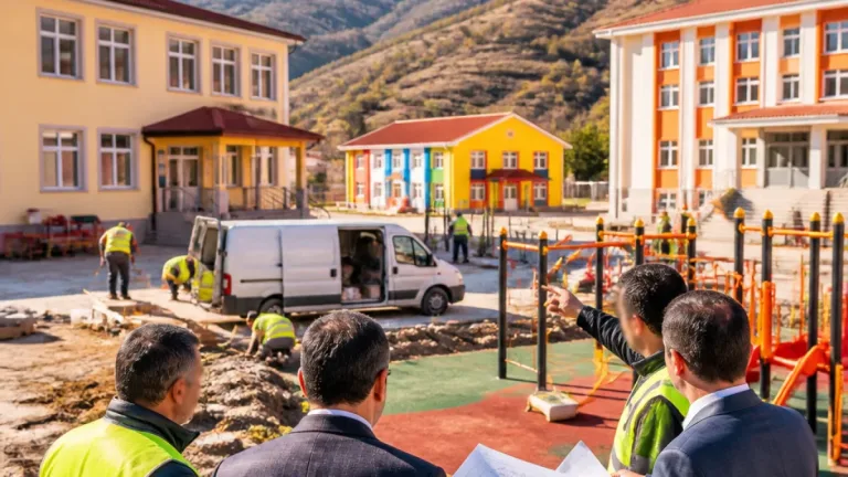 Demirözü okullarında son hazırlıklar: Kaymakam Ahat sahada eksikleri inceledi